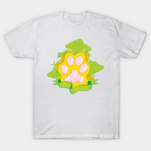 Yellow Cat Toe Beans T-Shirt